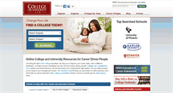 Desktop Screenshot of collegeoruniversity.com